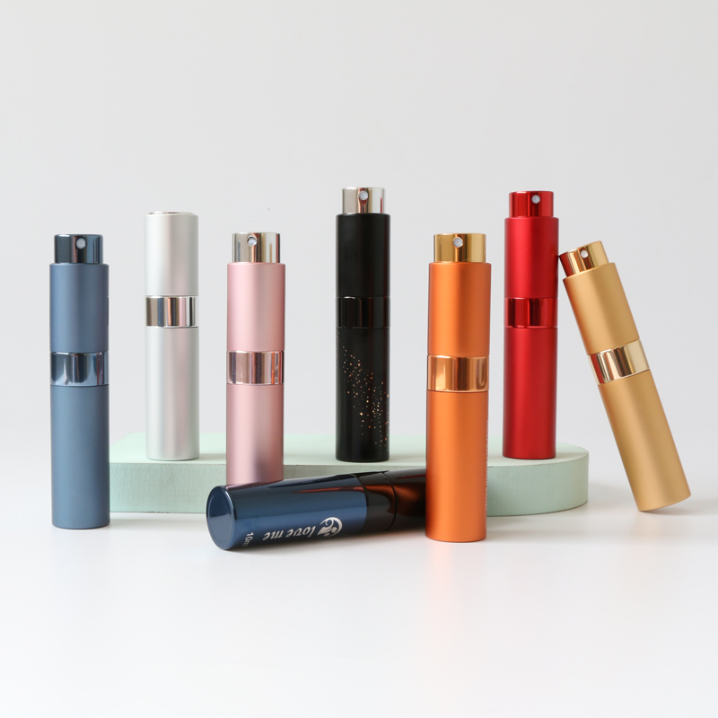 玉林【BE-14】5ml 8ml 10ml 15ml 20ml 旋轉香水瓶精油瓶口腔噴霧瓶電化鋁