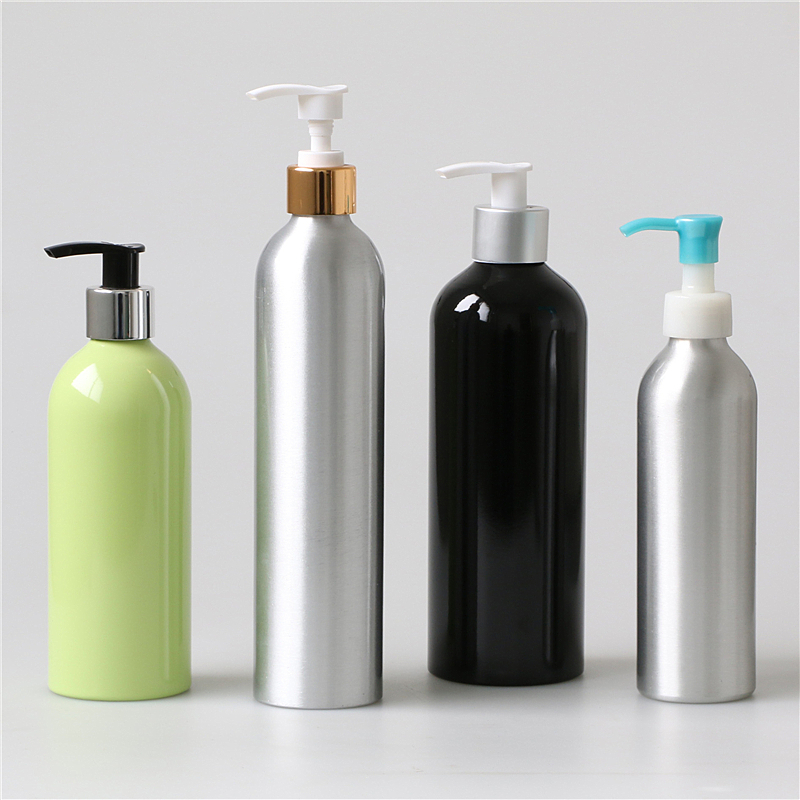廣西環保化妝品乳液瓶 洗手液 沐浴露 洗發水包裝鋁瓶